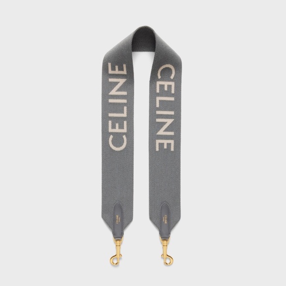 Celine Accessories - celine short wool strap jacquard